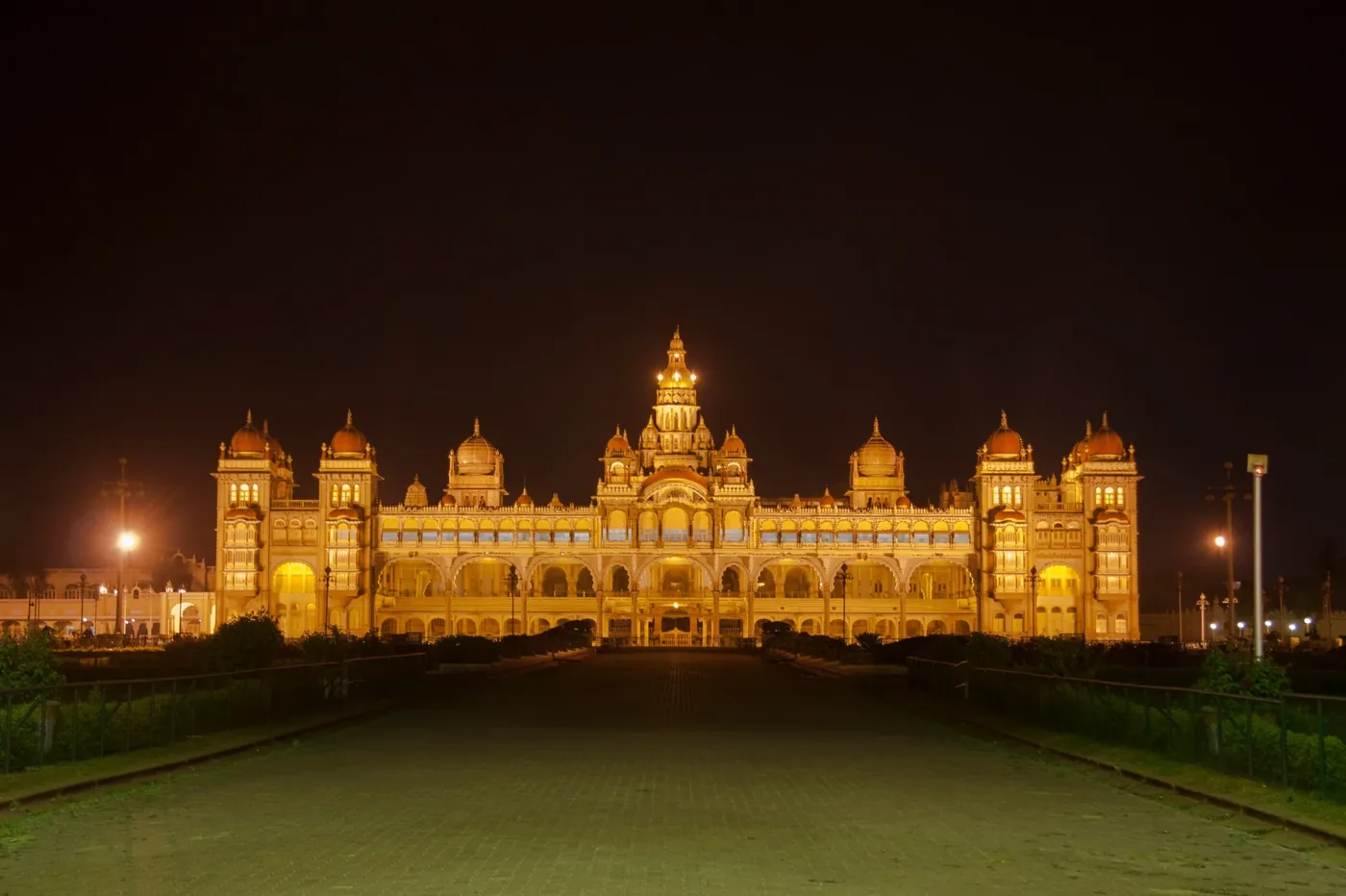 Mysore Palace illuminated