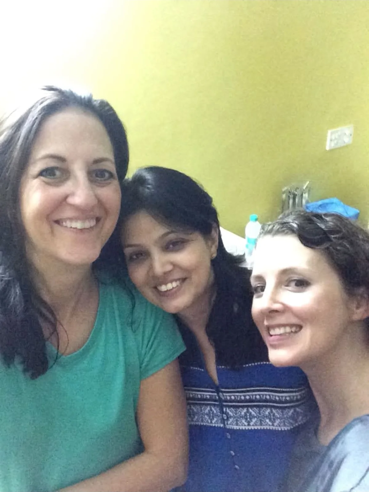 Neelima with guests during a private India journey