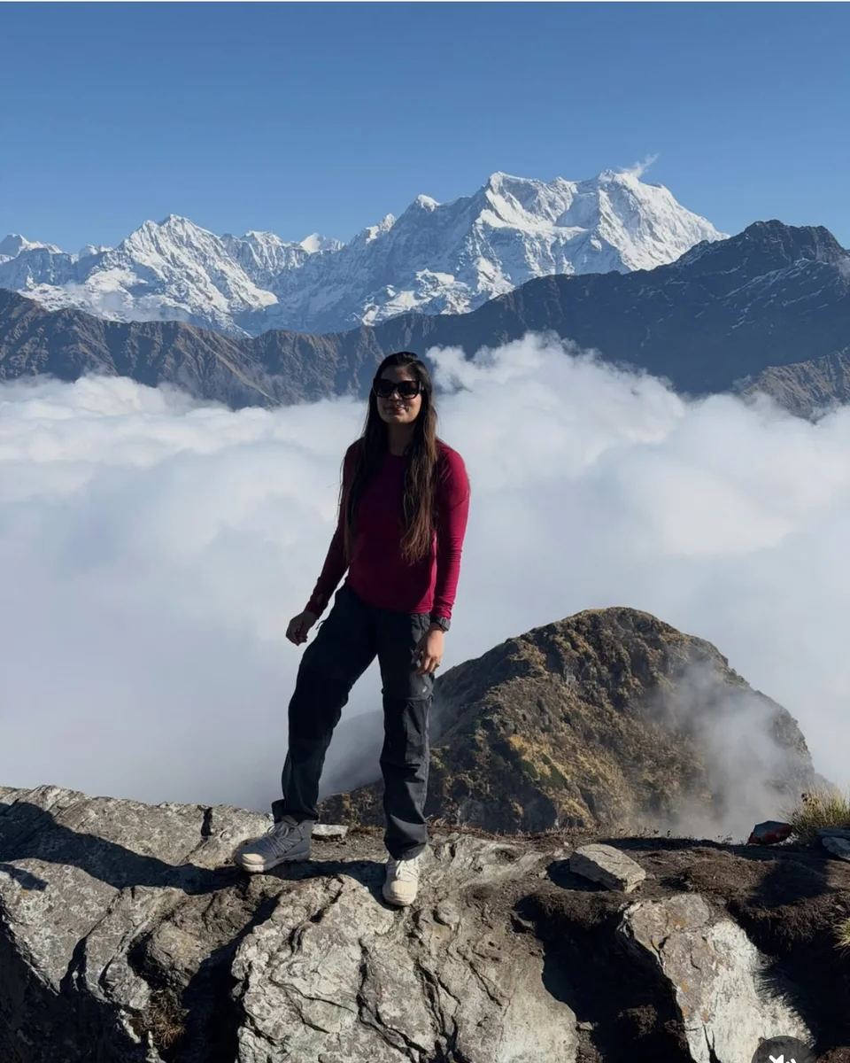 Preeti Jain in the Himalayas